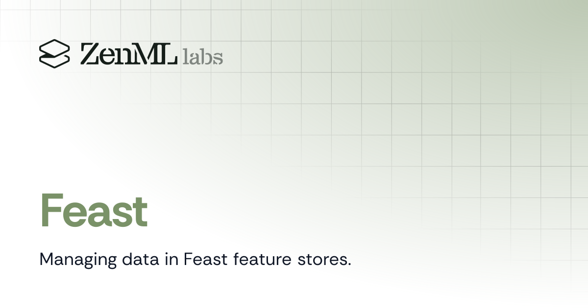 Feast | Stacks | ZenML - Bridging the gap between ML & Ops